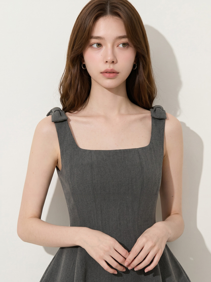 Square Neck Mini Dress