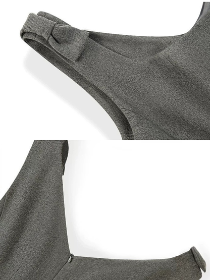 Square Neck Mini Dress