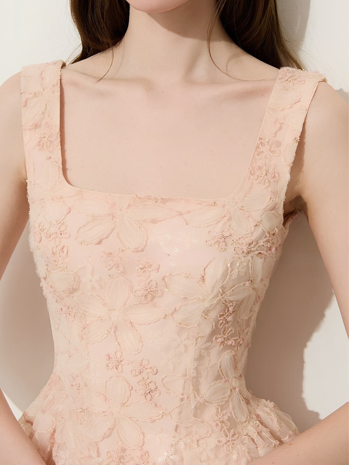 Floral Lace Mini Dress