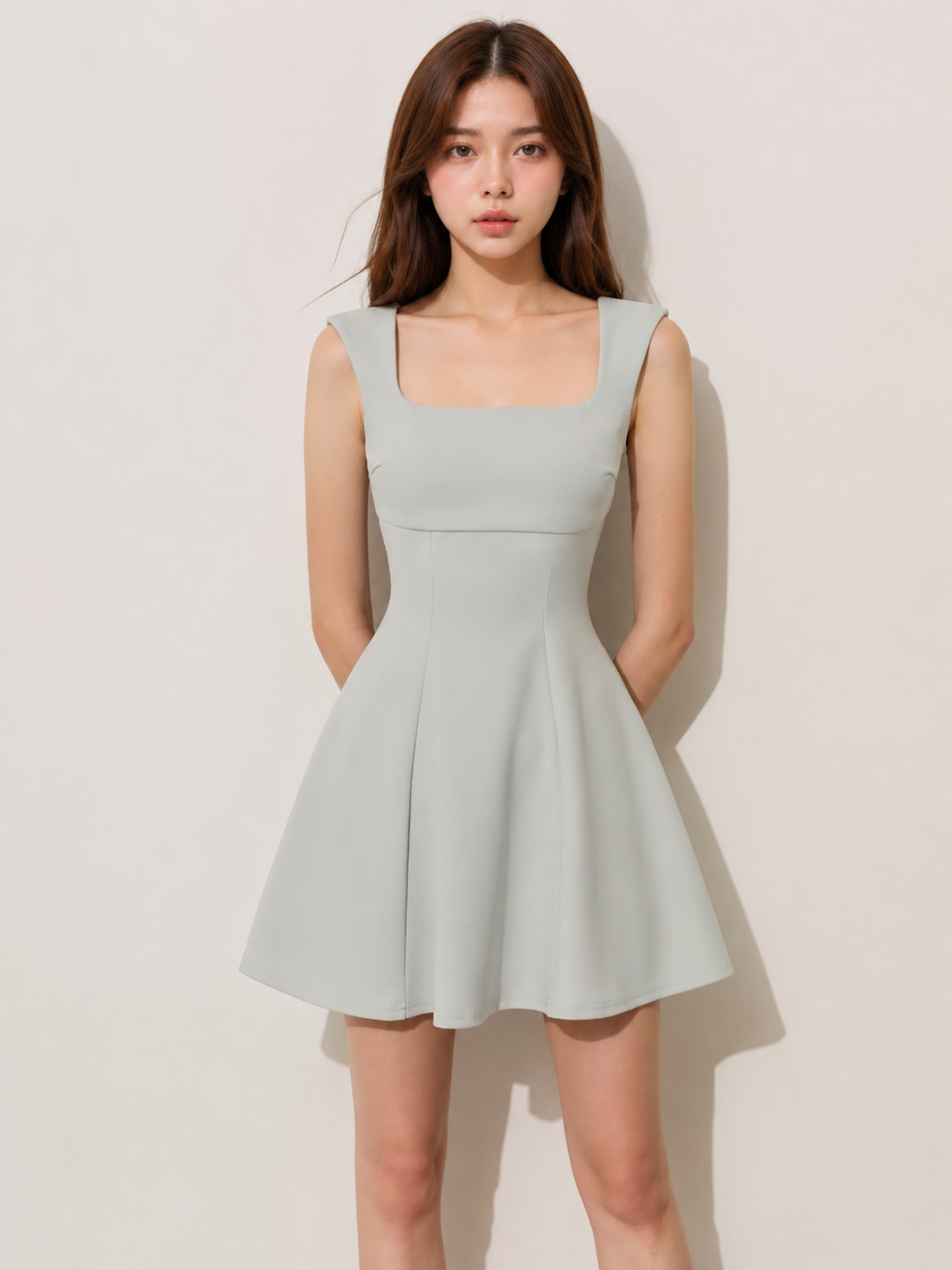 Square Neck Dress