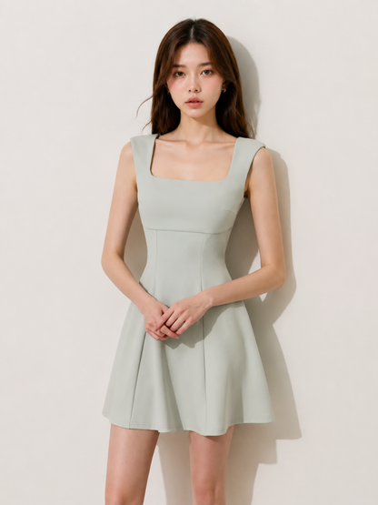 Square Neck Dress