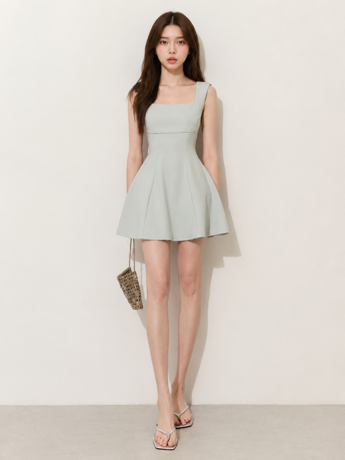 Square Neck Dress