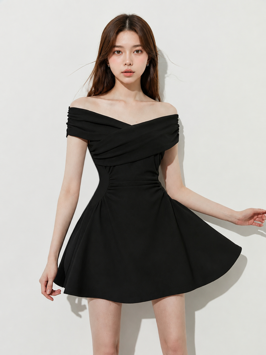 Black Flare Dress