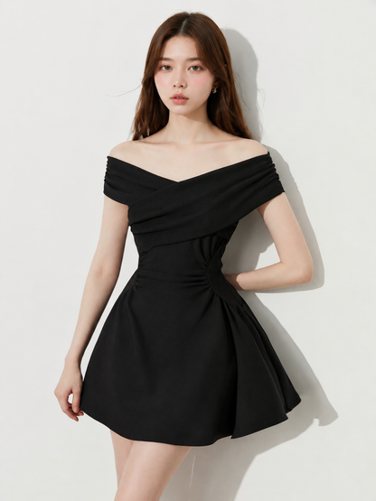 Black Flare Dress